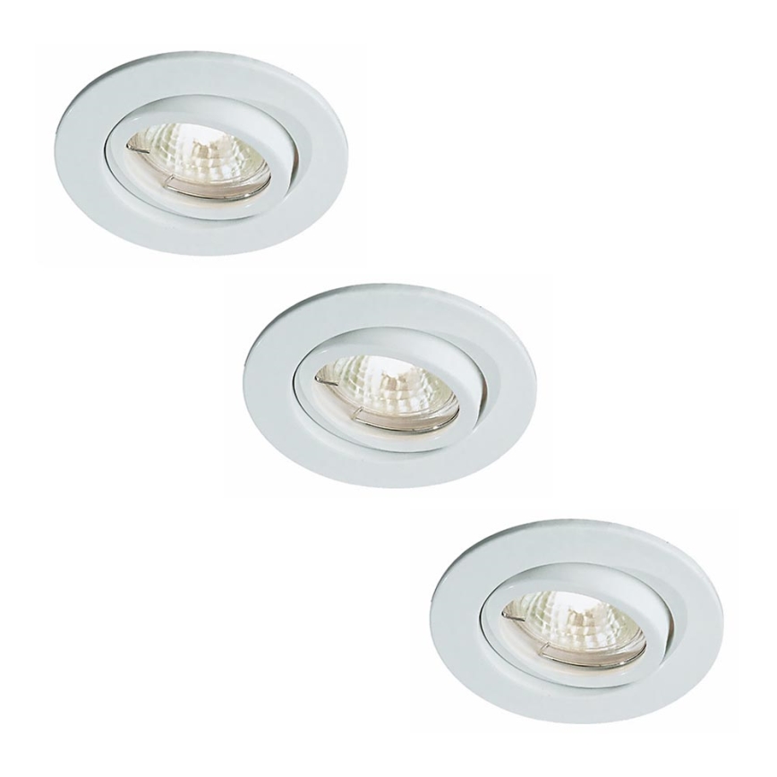 Bright Light 72811/83/31 - set 3x Badezimmer-Einbauchleuchte 3xGU5,3/20W/230V