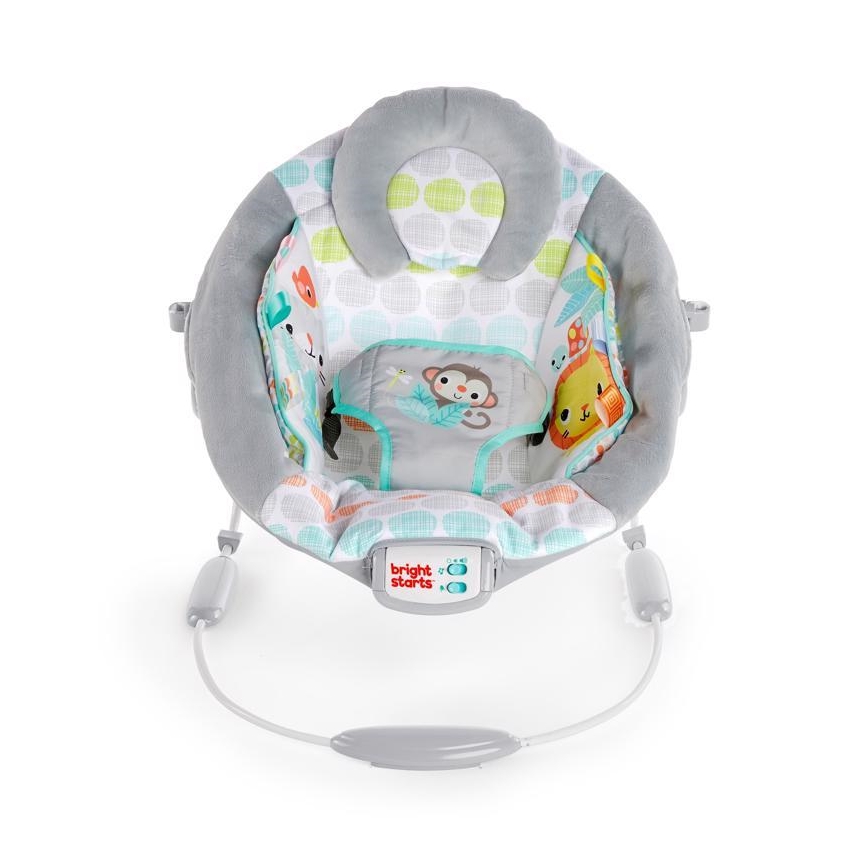 Bright Starts - Baby-Vibrationsliege mit Melodie WHIMSICAL WILD 3xLR14