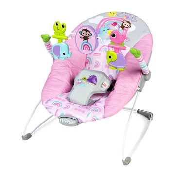 Bright Starts - Babywippe mit Vibration PINK PARADISE 1xLR14