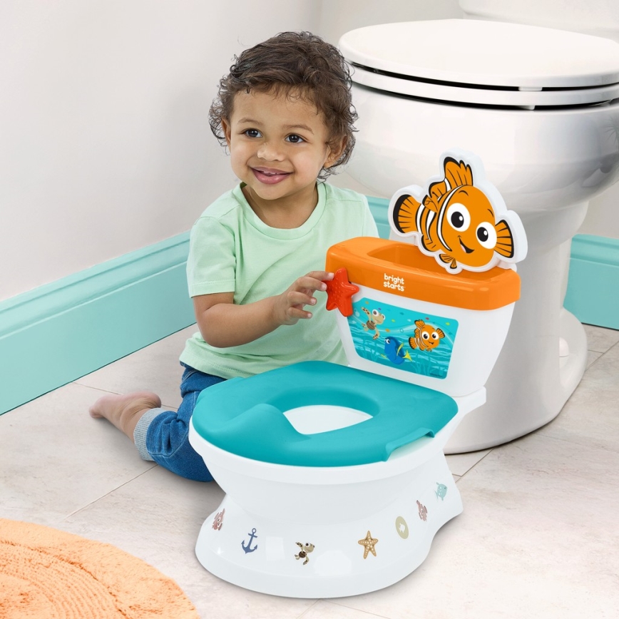 Bright Starts - Kinder-Toilette mit Sound MY SIZE Finding Nemo 2xAAA