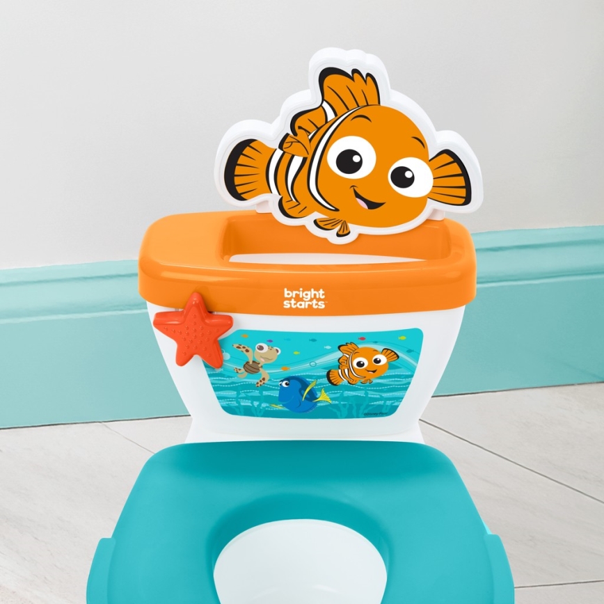 Bright Starts - Kinder-Toilette mit Sound MY SIZE Finding Nemo 2xAAA