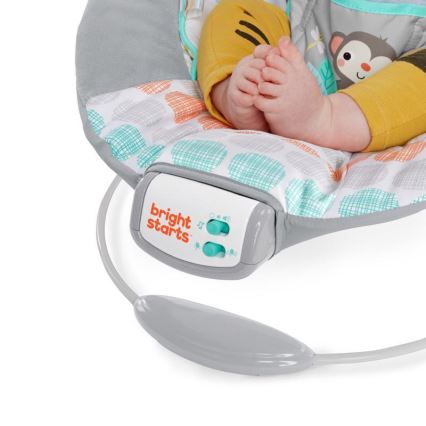 Bright Starts - Vibrationsliege für Kinder mit Melodie WHIMSICAL WILD