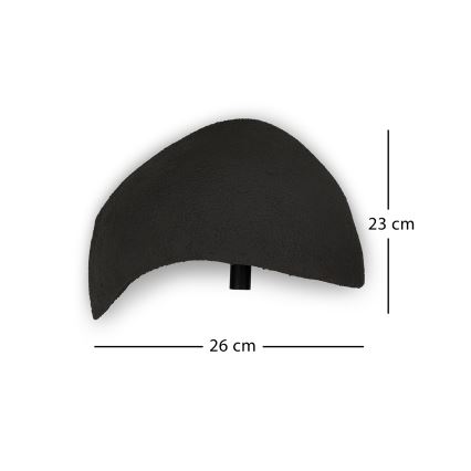 Brilagi - 2er-Set Wandleuchte WABI SABI, 1x E14/40W/230V, schwarz