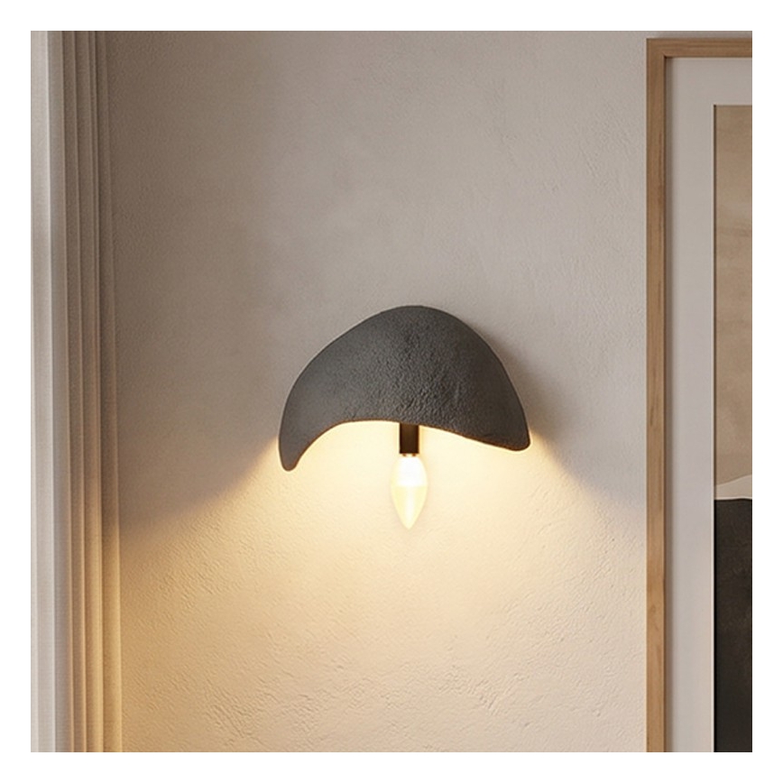 Brilagi - 2er-Set Wandleuchte WABI SABI 1xE14/40W/230V grau