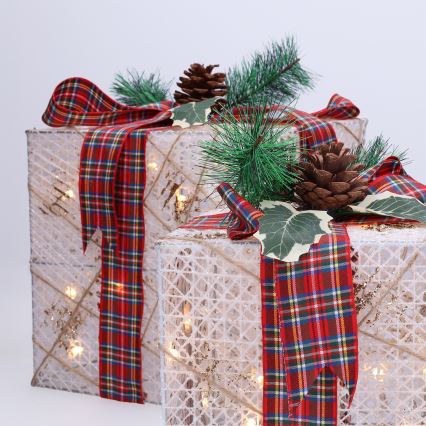 Brilagi – 3er-Set LED-Außen-Weihnachtsdekoration, LED/230V, IP44 – Geschenkideen