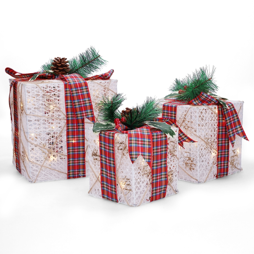 Brilagi – 3er-Set LED-Außen-Weihnachtsdekoration, LED/230V, IP44 – Geschenkideen