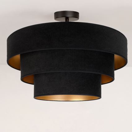 Brilagi - Anbau-Deckenleuchte LUNETA 1xE27/60W/230V Ø 40 cm schwarz/gold