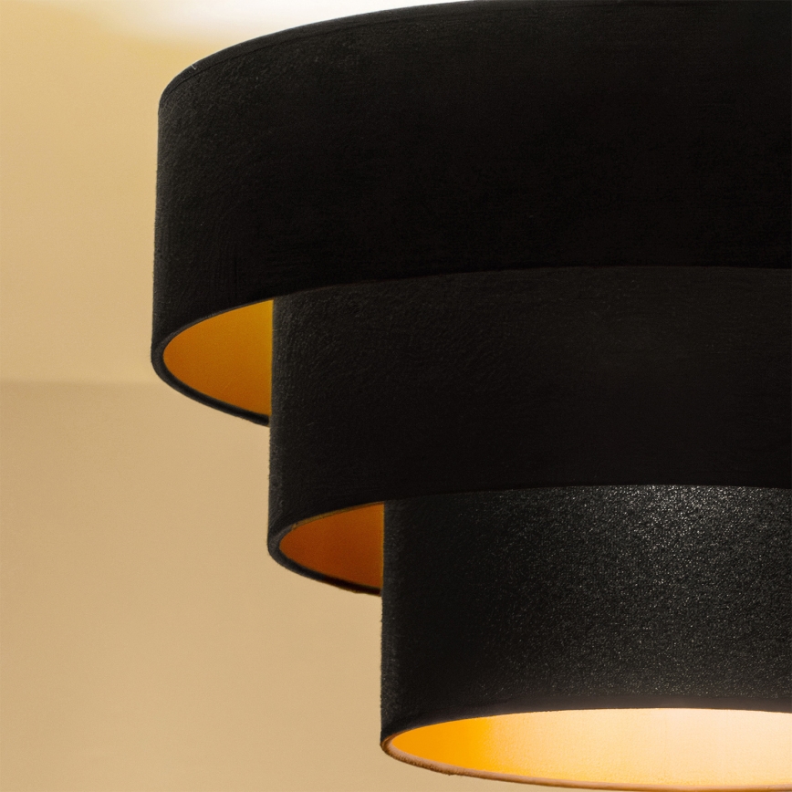 Brilagi - Anbau-Deckenleuchte LUNETA 1xE27/60W/230V Ø 40 cm schwarz/gold
