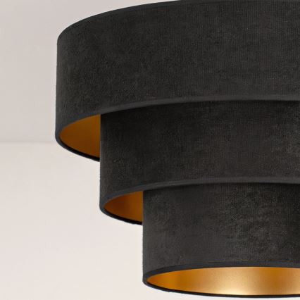 Brilagi - Anbau-Deckenleuchte LUNETA 1xE27/60W/230V Ø 40 cm schwarz/gold