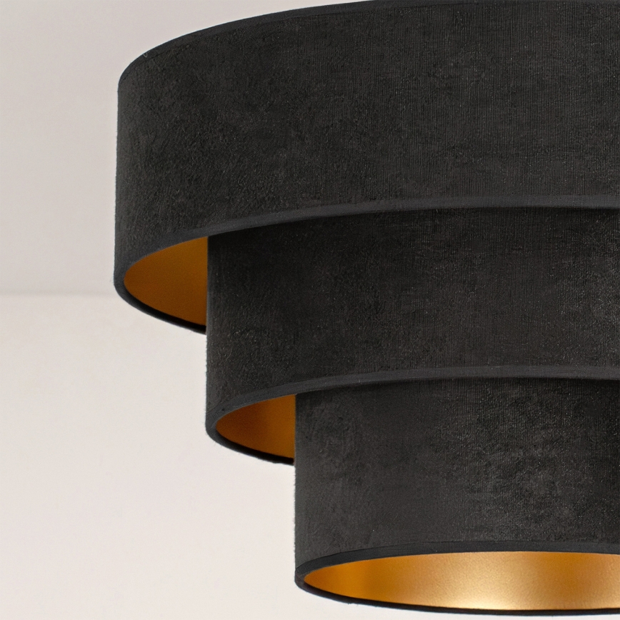 Brilagi - Anbau-Deckenleuchte LUNETA 1xE27/60W/230V Ø 40 cm schwarz/gold