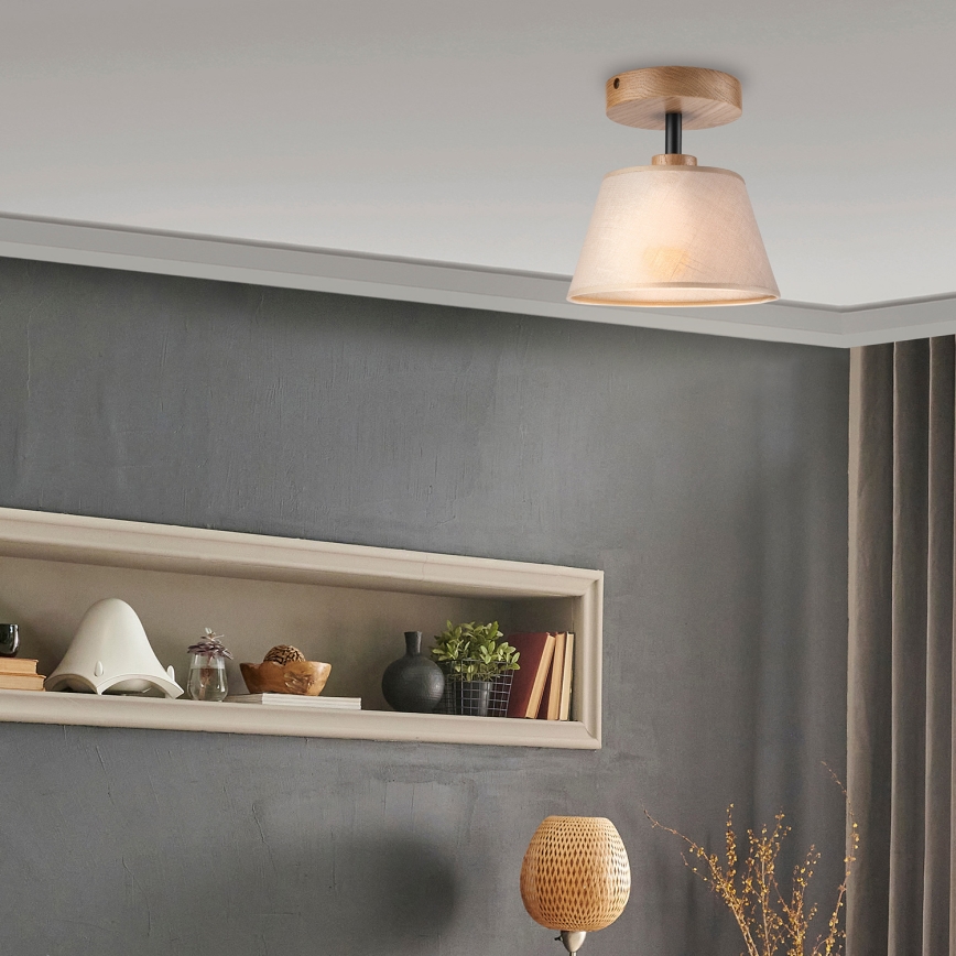 Brilagi - Anbauleuchte ANTHONY 1xE14/60W/230V Eiche/beige