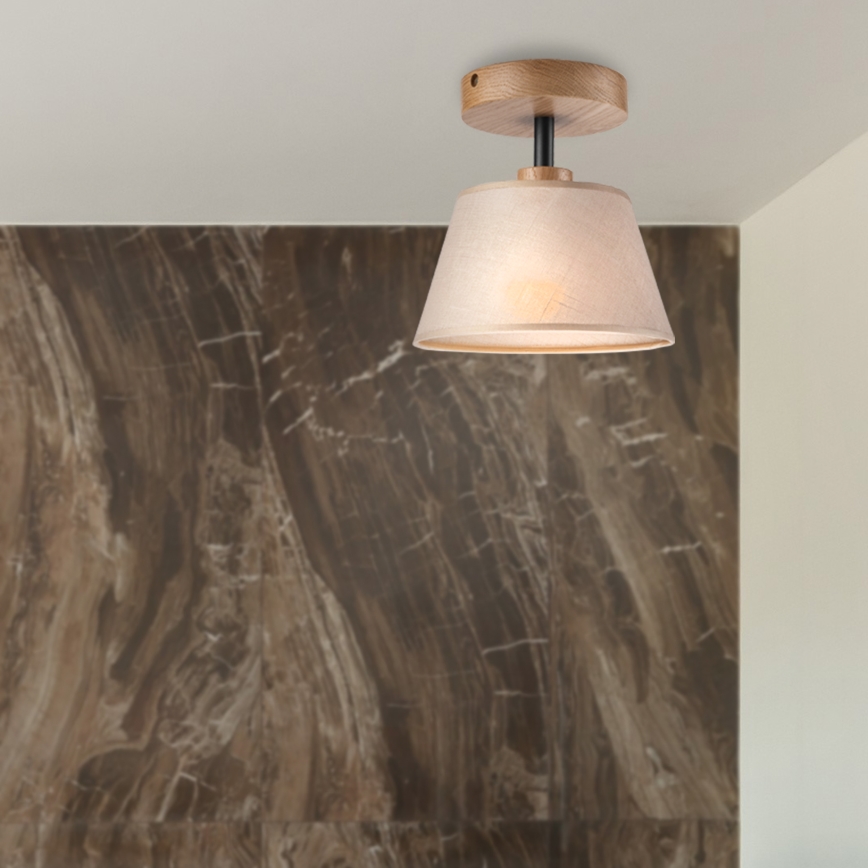 Brilagi - Anbauleuchte ANTHONY 1xE14/60W/230V Eiche/beige