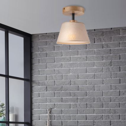 Brilagi - Anbauleuchte ANTHONY 1xE14/60W/230V Eiche/beige