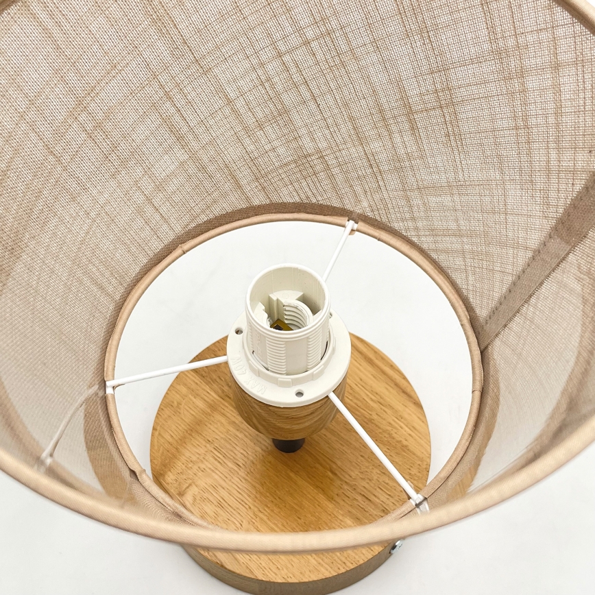 Brilagi - Anbauleuchte ANTHONY 1xE14/60W/230V Eiche/beige