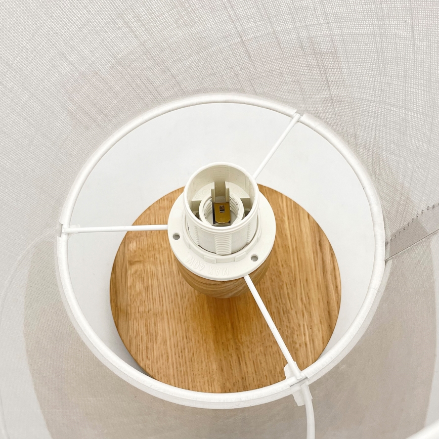 Brilagi - Anbauleuchte ANTHONY 1xE14/60W/230V Eiche/weiß