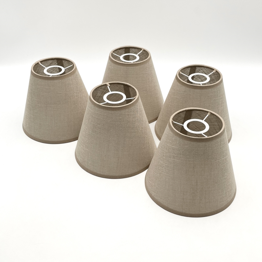 Brilagi - Anbauleuchte ANTHONY 5xE14/40W/230V Eiche/beige