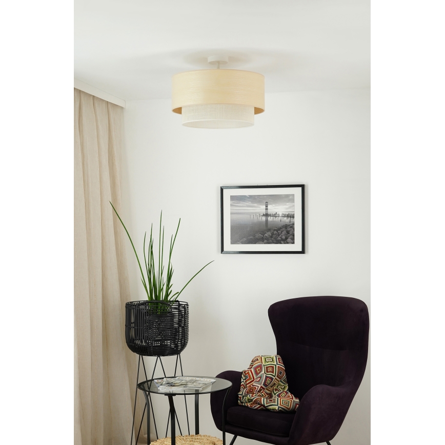 Brilagi - Anbauleuchte ARIZONA BOHO 1xE27/15W/230V d 45 cm beige