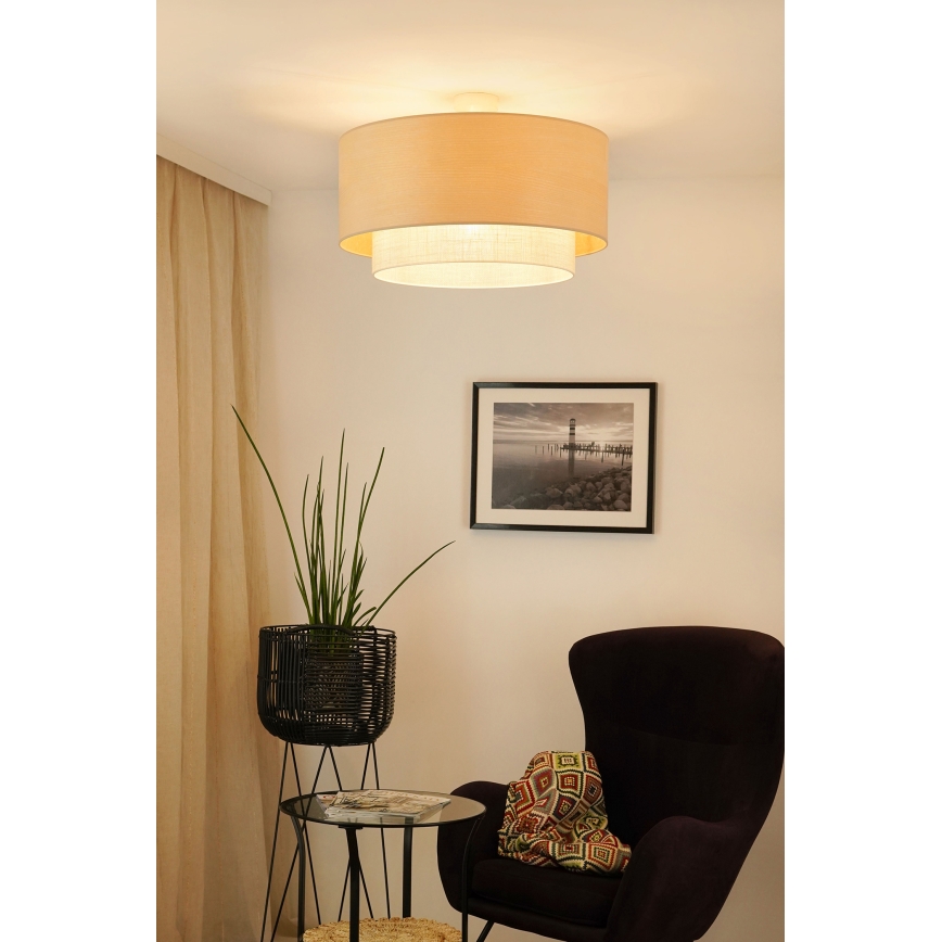 Brilagi - Anbauleuchte ARIZONA BOHO 1xE27/15W/230V d 60 cm beige