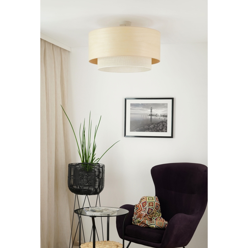 Brilagi - Anbauleuchte ARIZONA BOHO 1xE27/15W/230V d 60 cm beige