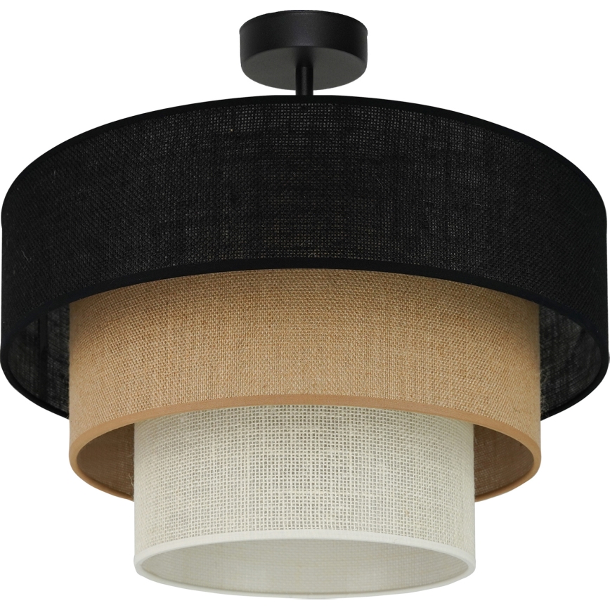 Brilagi - Anbauleuchte ASPEN LUNETA 1xE27/15W/230V d 45 cm schwarz/beige/cremefarben