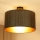 Brilagi - Anbauleuchte BOSTON ROLLER 1xE27/15W/230V d 45 cm Stroh braun/golden