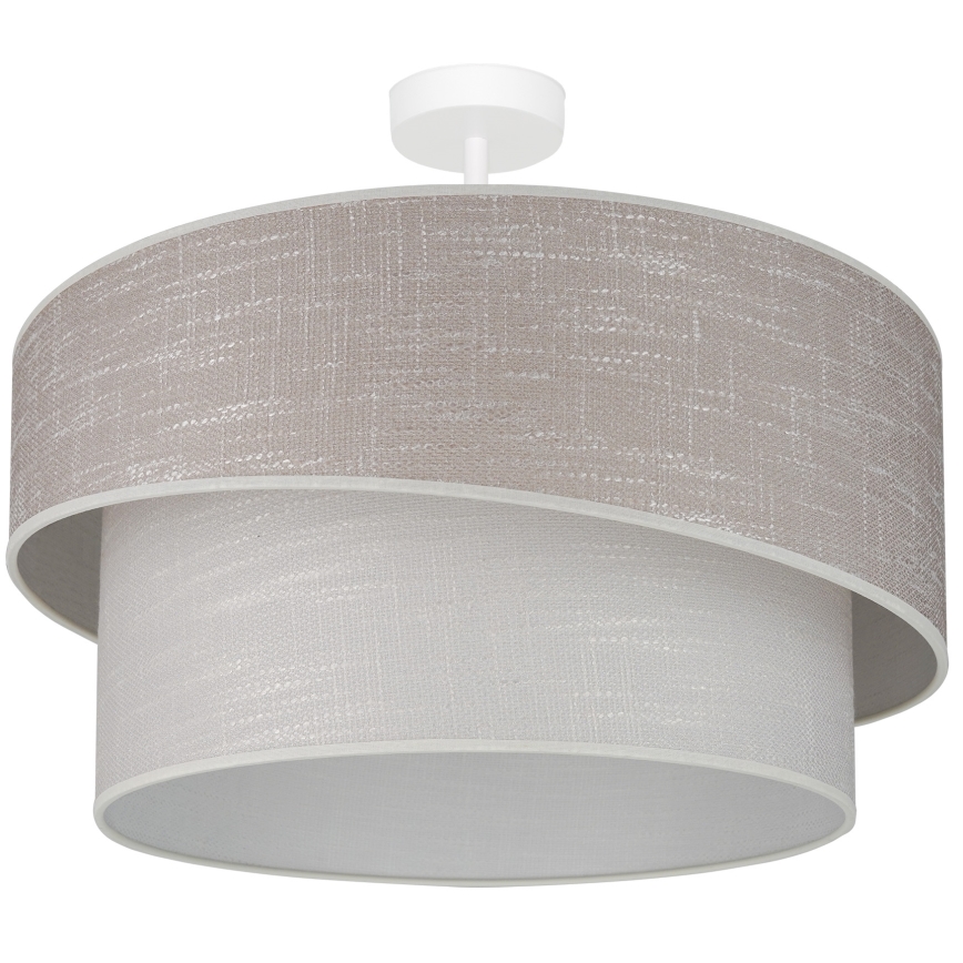Brilagi - Anbauleuchte DOVER SHINE 1xE27/15W/230V d 50 cm grau/cremefarben
