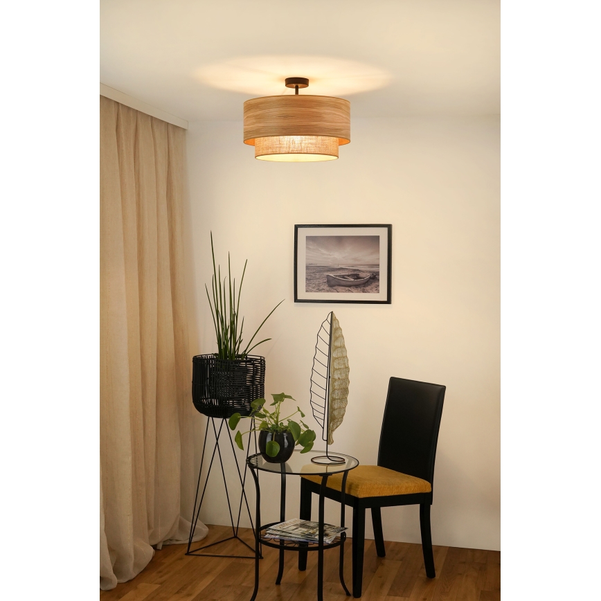 Brilagi - Anbauleuchte MONTANA BOHO 1xE27/15W/230V d 45 cm braun