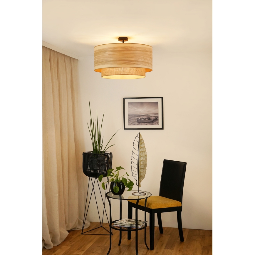 Brilagi - Anbauleuchte MONTANA BOHO 1xE27/15W/230V d 60 cm braun