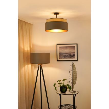 Brilagi - Anbauleuchte OREGON VEGE 1xE27/15W/230V d 45 cm grau