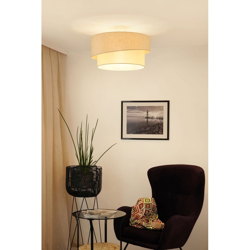Brilagi - Anbauleuchte SHINE 1xE27/15W/230V d 50 cm cremefarben