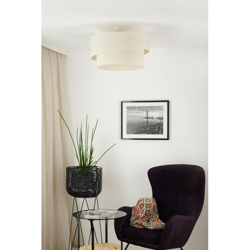 Brilagi - Anbauleuchte SHINE 1xE27/15W/230V d 50 cm cremefarben