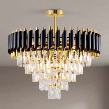 BRILAGI - Aufbau-Deckenleuchte ECLIPSE 9xE14/10W/230V Ø 58 cm gold/schwarz