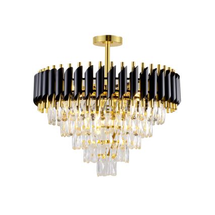 BRILAGI - Aufbau-Deckenleuchte ECLIPSE 9xE14/10W/230V Ø 58 cm gold/schwarz