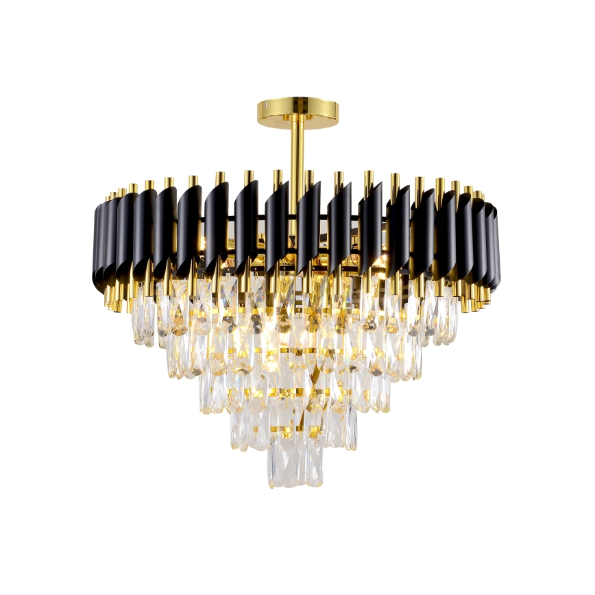 BRILAGI - Aufbau-Deckenleuchte ECLIPSE 9xE14/10W/230V Ø 58 cm gold/schwarz
