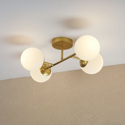 Brilagi - Aufbau-Deckenleuchte MALONY 4xE14/20W/230V goldfarben