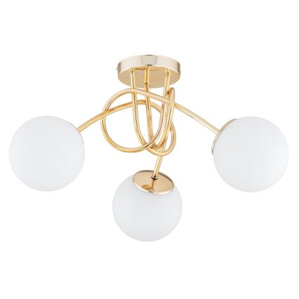 Brilagi - Aufbau-Deckenleuchte MILO 3xE27/60W/230V gold