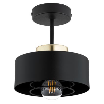 Brilagi - Aufbau-Deckenleuchte SPRING 1xE27/60W/230V schwarz/gold