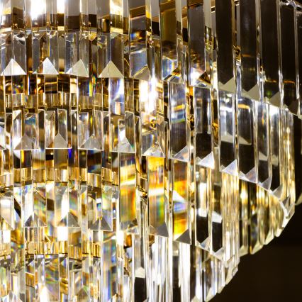 Brilagi - Aufbau-Kronleuchter CRYSTAL 5xE14/40W/230V golden
