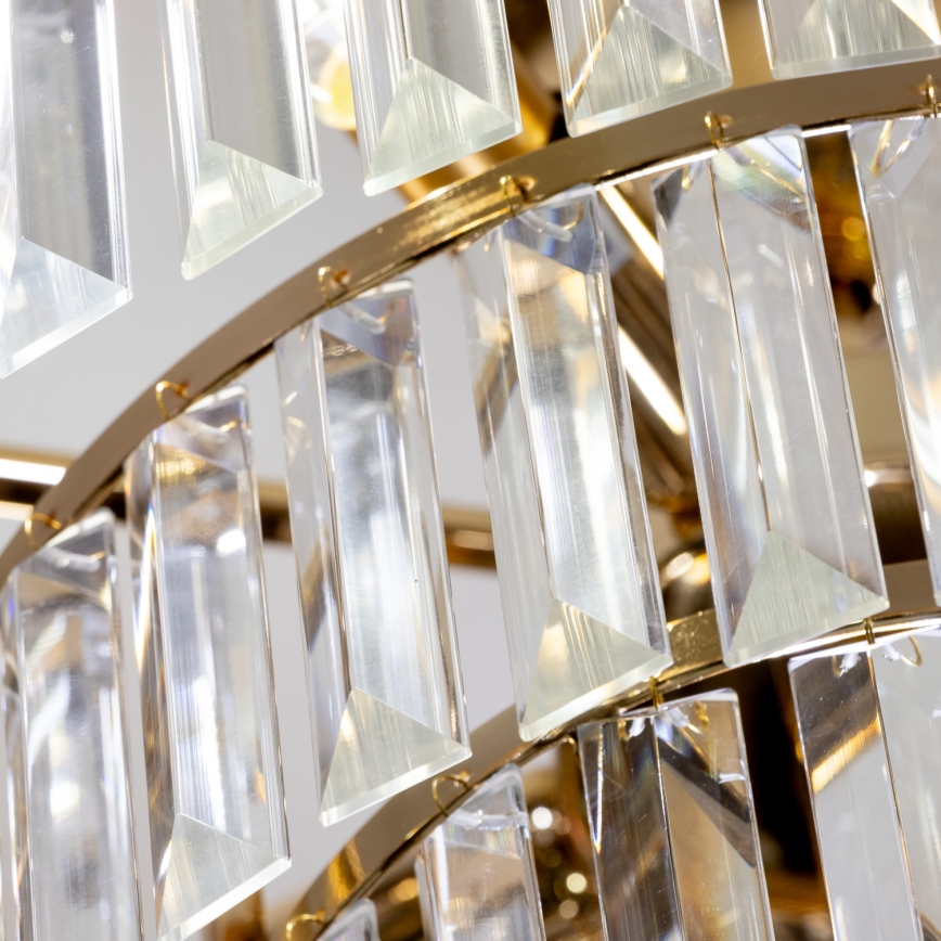 Brilagi - Aufbau-Kronleuchter CRYSTAL 5xE14/40W/230V golden