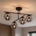 BRILAGI - Aufbauleuchte DIOR 4xE27/60W/230V schwarz/rauchgrau
