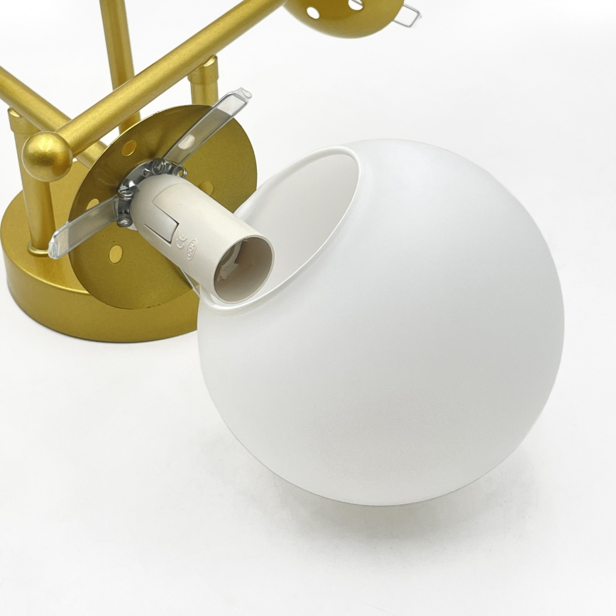 Brilagi - Aufbauleuchte MALIVA 3xE14/15W/230V gold/weiß