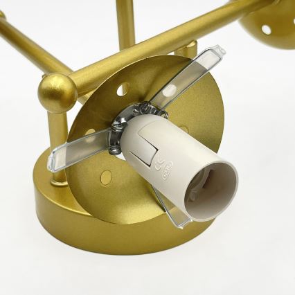 Brilagi - Aufbauleuchte MALIVA 3xE14/15W/230V gold/weiß