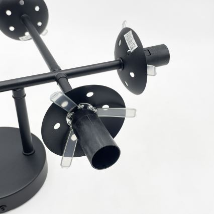 Brilagi - Aufbauleuchte MALONY 6xE14/20W/230V schwarz