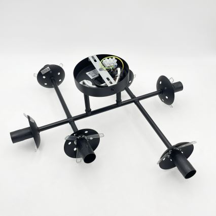 Brilagi - Aufbauleuchte MALONY 6xE14/20W/230V schwarz