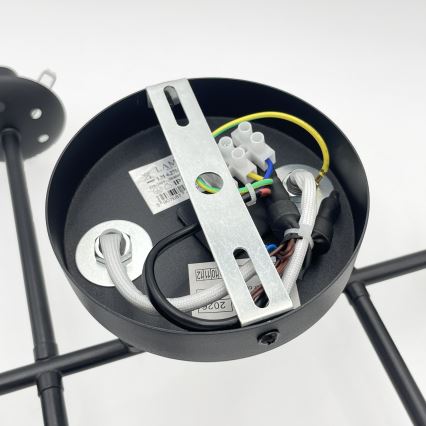 Brilagi - Aufbauleuchte MALONY 6xE14/20W/230V schwarz