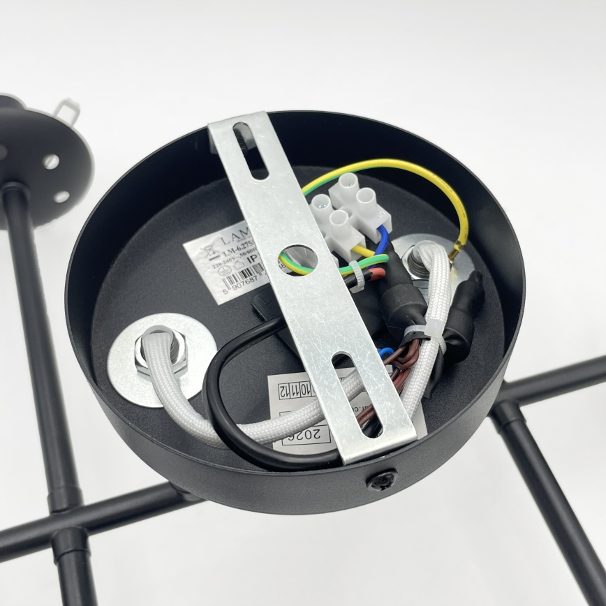 Brilagi - Aufbauleuchte MALONY 6xE14/20W/230V schwarz