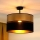 Brilagi - Aufbauleuchte ROYAL 1xE27/15W/230V d 40 cm schwarz/golden