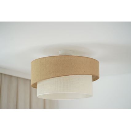 Brilagi - Aufbauleuchte SHINE 1xE27/15W/230V d 50 cm beige/cremefarben