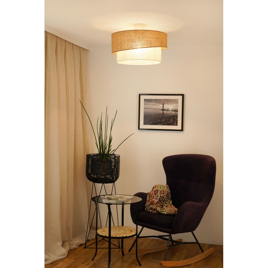 Brilagi - Aufbauleuchte SHINE 1xE27/15W/230V d 50 cm beige/cremefarben