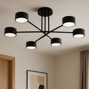 Brilagi - Aufgesetzte Deckenleuchte 6xGX53/12W/230V schwarz
